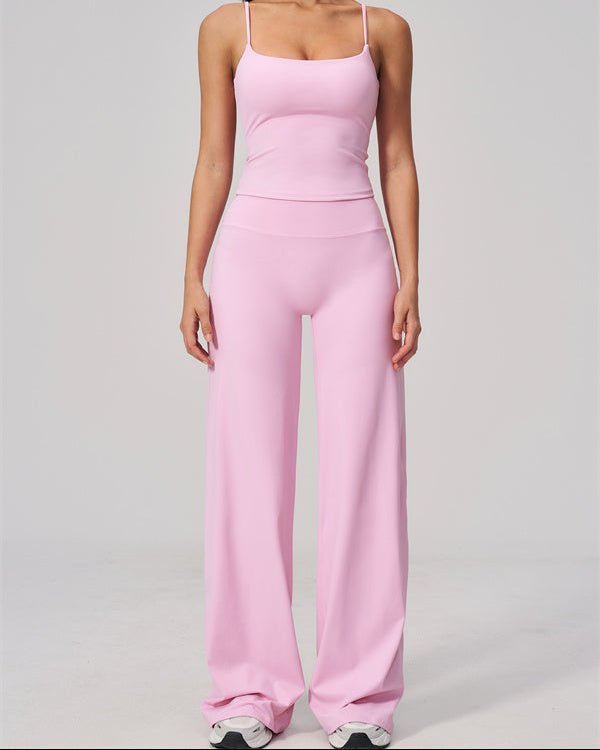 Crop Tank & Flared Leggings SetVOLTRA FIT