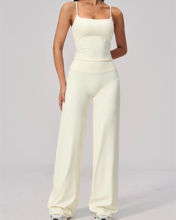 Crop Tank & Flared Leggings SetVOLTRA FIT