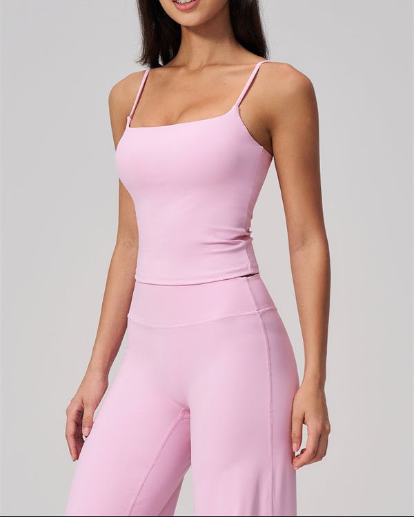 Crop Tank & Flared Leggings SetVOLTRA FIT