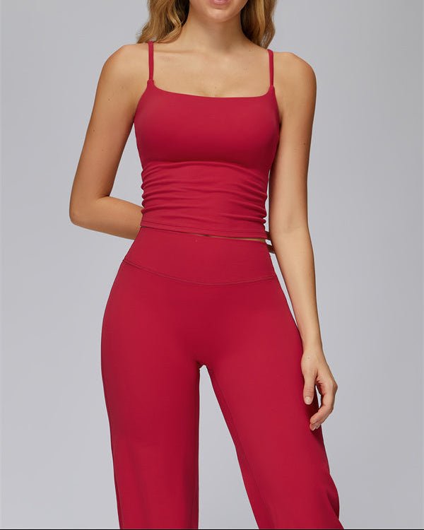 Crop Tank & Flared Leggings SetVOLTRA FIT