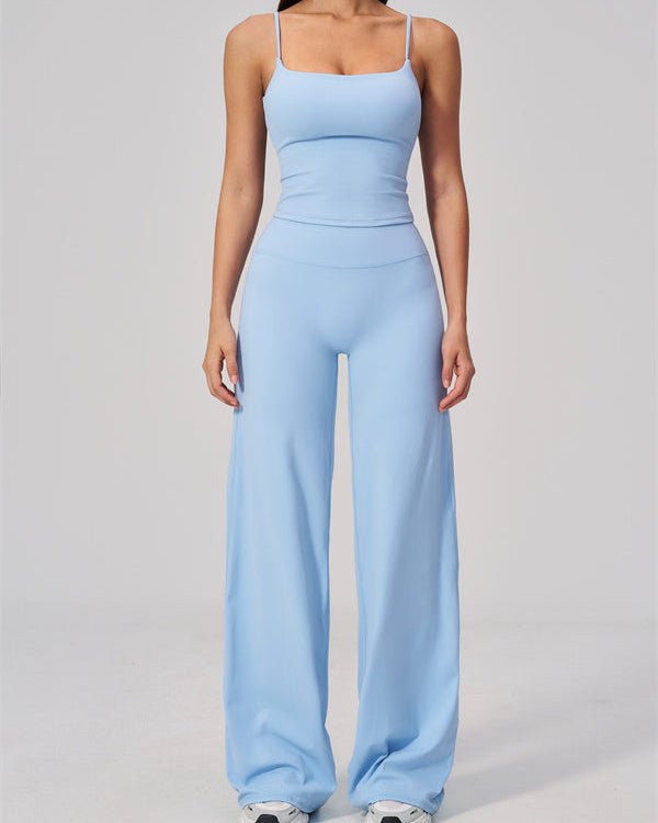 Crop Tank & Flared Leggings SetVOLTRA FIT