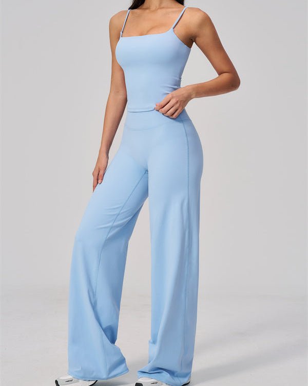 Crop Tank & Flared Leggings SetVOLTRA FIT