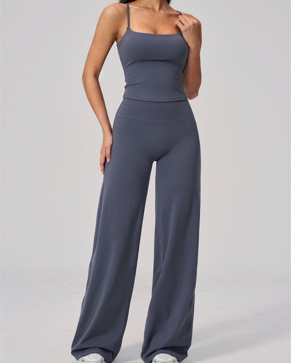 Crop Tank & Flared Leggings SetVOLTRA FIT