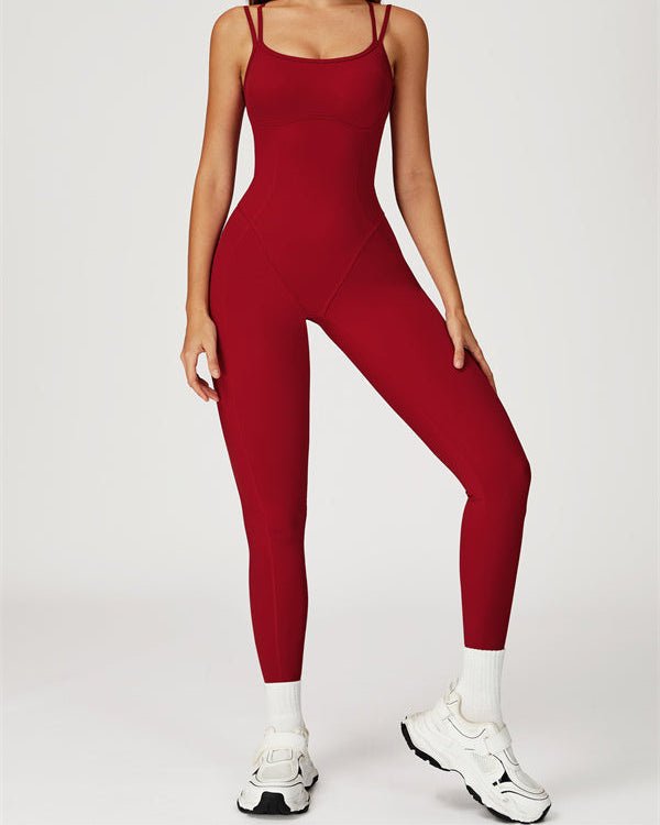 Cross Back Sculpting JumpsuitVOLTRA FIT
