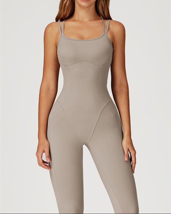 Cross Back Sculpting JumpsuitVOLTRA FIT