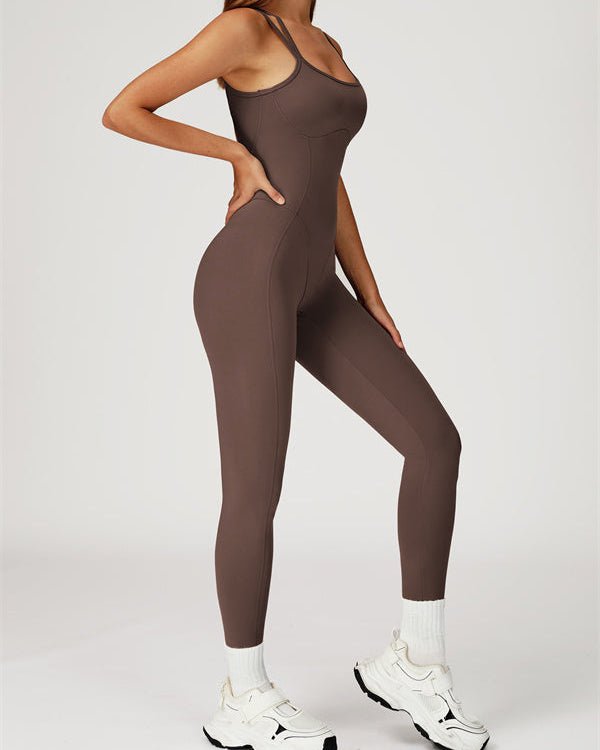 Cross Back Sculpting JumpsuitVOLTRA FIT