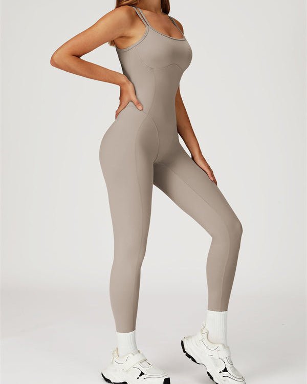 Cross Back Sculpting JumpsuitVOLTRA FIT