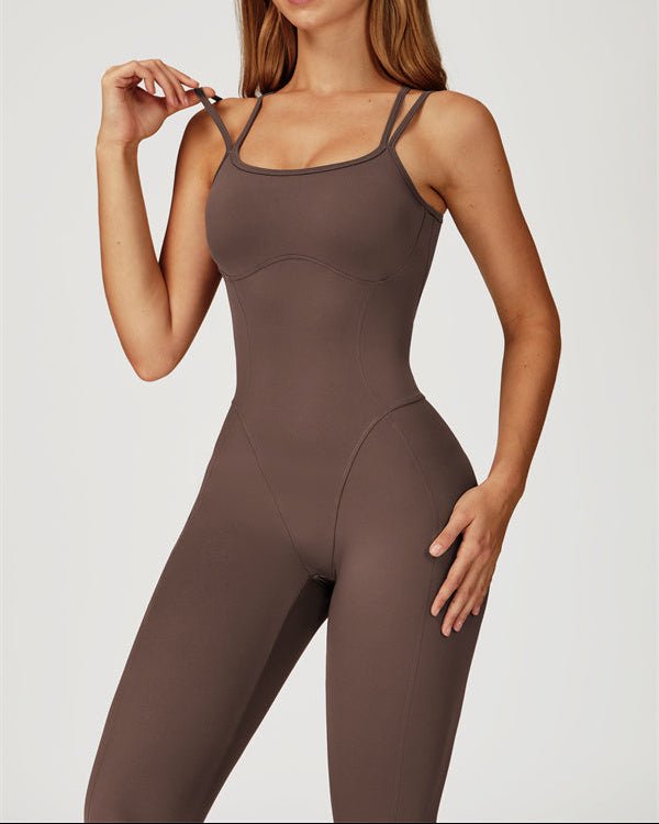 Cross Back Sculpting JumpsuitVOLTRA FIT