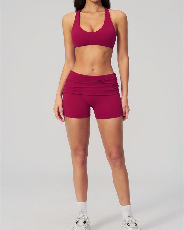 Cross Back Shorts SetVOLTRA FIT