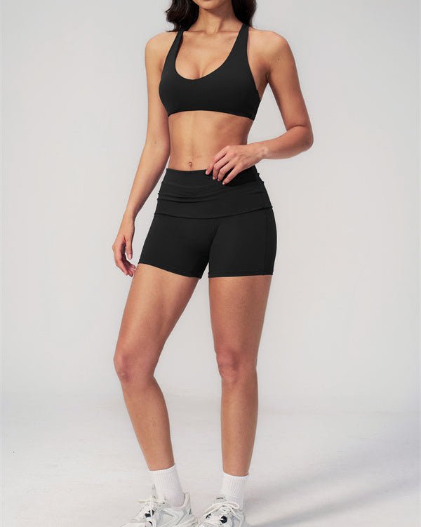 Cross Back Shorts SetVOLTRA FIT