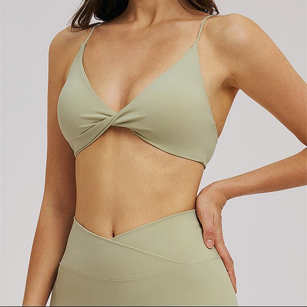 Cross Waist Sports Bra & Leggings SetVOLTRA FIT