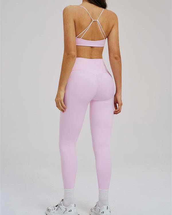 Cross Waist Sports Bra & Leggings SetVOLTRA FIT