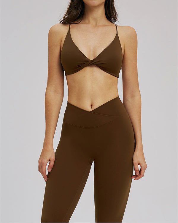 Cross Waist Sports Bra & Leggings SetVOLTRA FIT