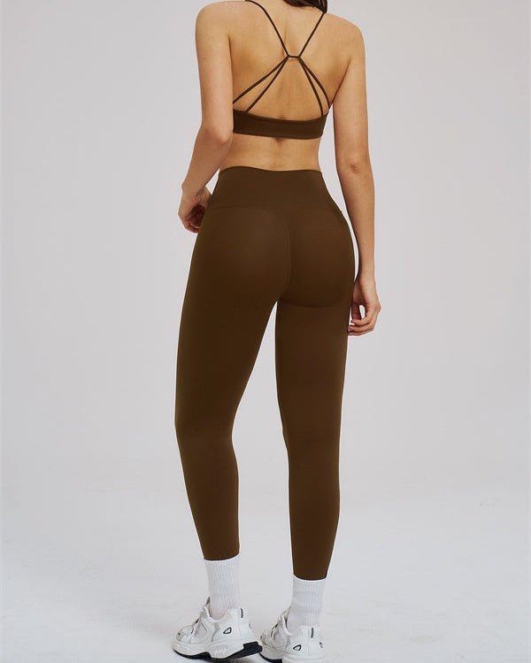 Cross Waist Sports Bra & Leggings SetVOLTRA FIT