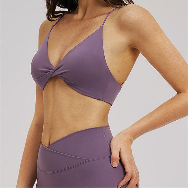 Cross Waist Sports Bra & Leggings SetVOLTRA FIT