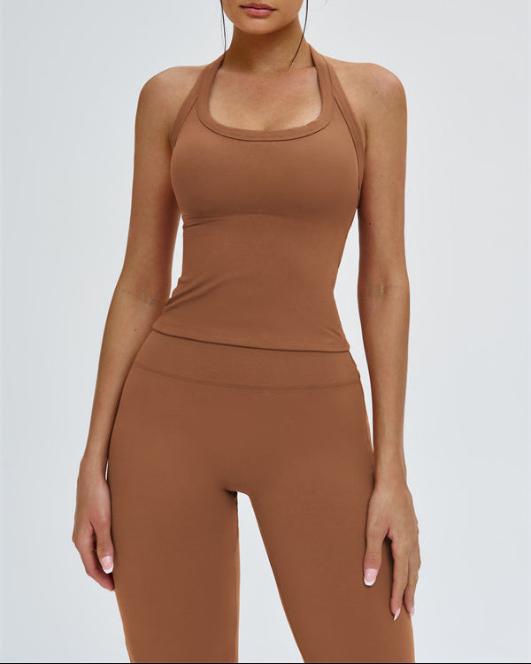 The Slate Y-Back Top