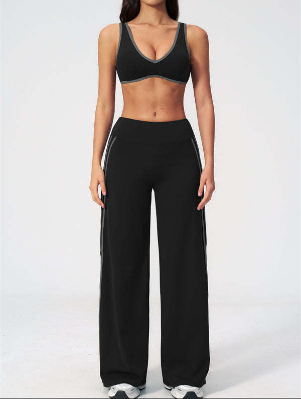 The Evoke Sports Bra Straight Leg Pants 2-Piece Set