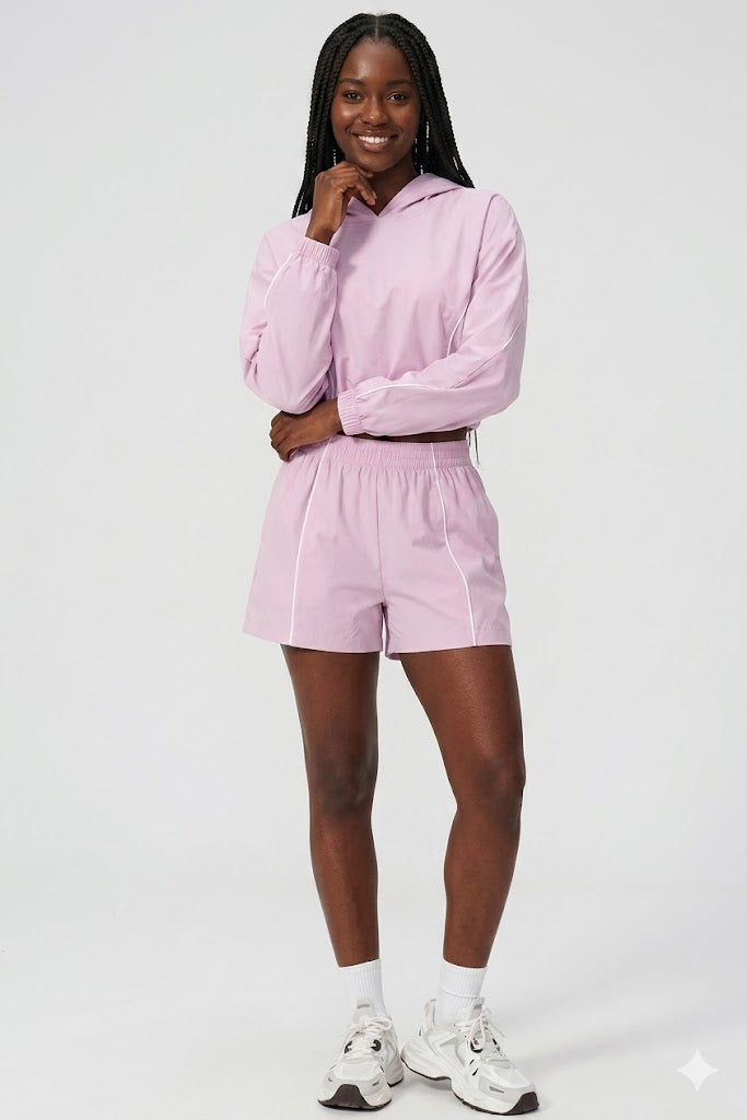 Running Jacket Shorts Set