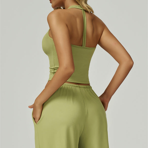 The Sprint Halter Tank Top