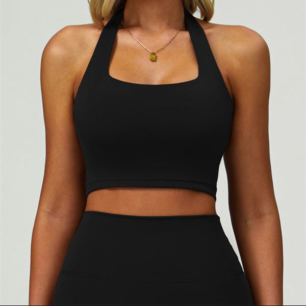 The Seraphine Halter Crop Top