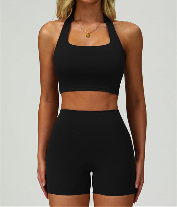 The Seraphine Halter Crop Top