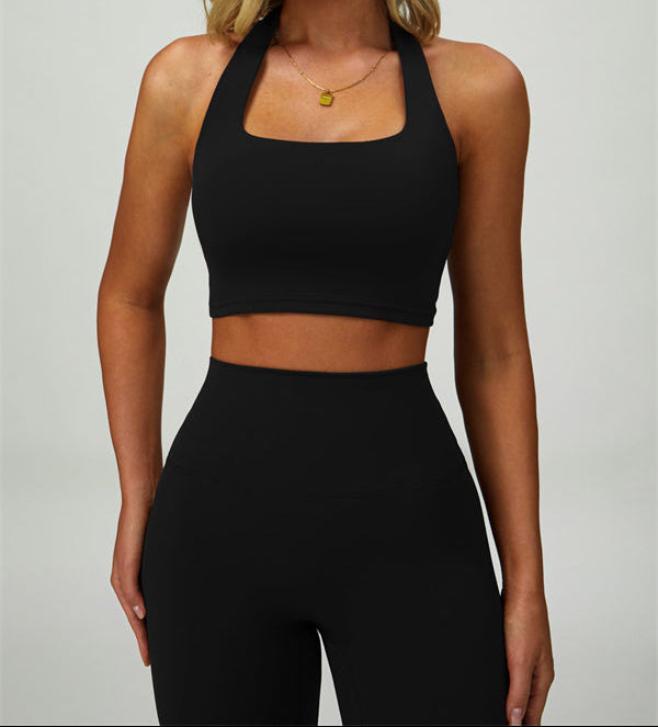 The Seraphine Halter Crop Top
