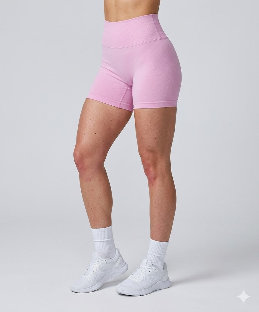 High Waist Scrunch Gym Shorts
