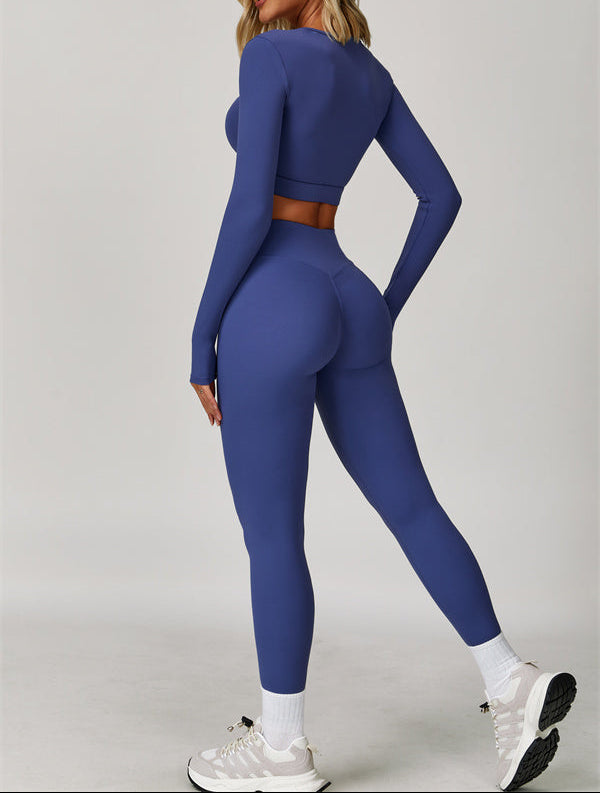 The Lavish Long Sleeve Cut-out Crop Top