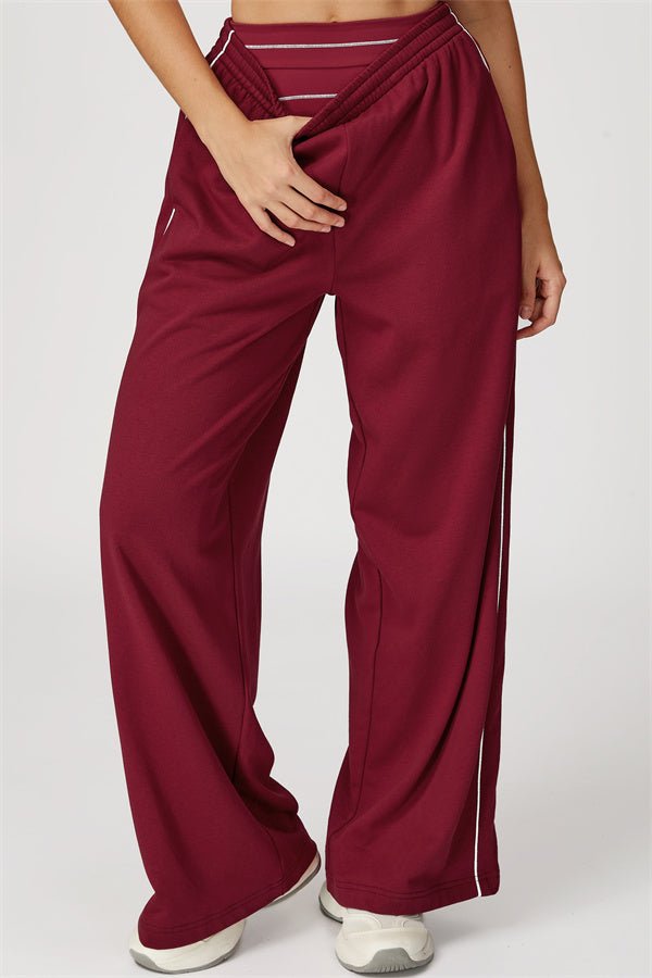 Drawstring Wide Leg PantsVOLTRA FIT