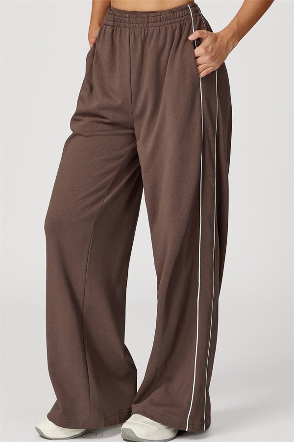 Drawstring Wide Leg PantsVOLTRA FIT