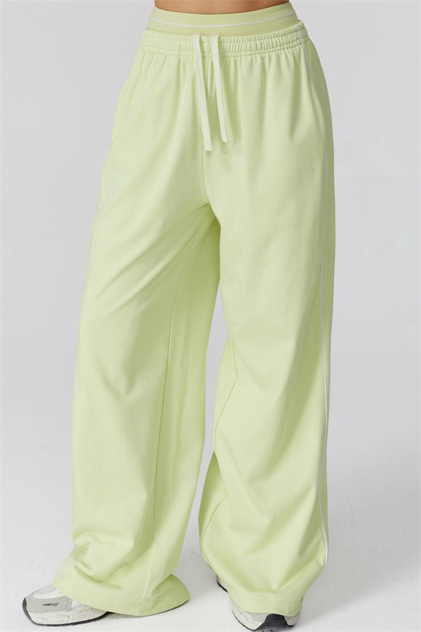 Drawstring Wide Leg PantsVOLTRA FIT