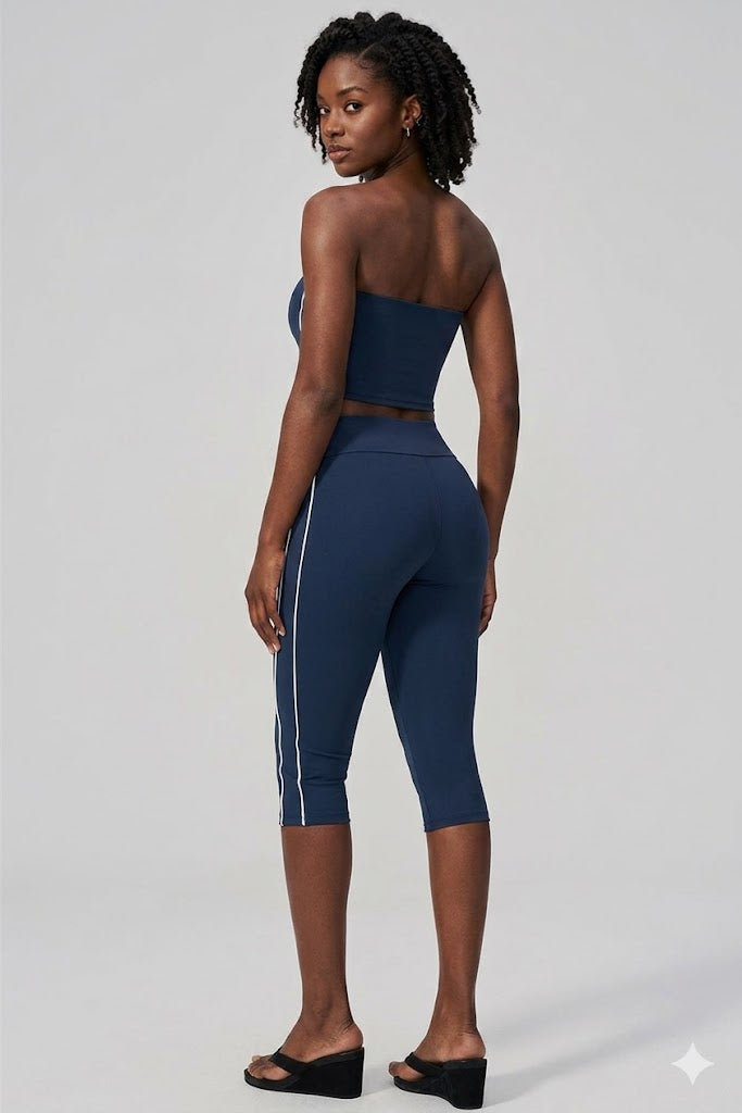 Strapless Capri Set