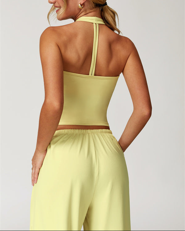 The Sprint Halter Tank Top