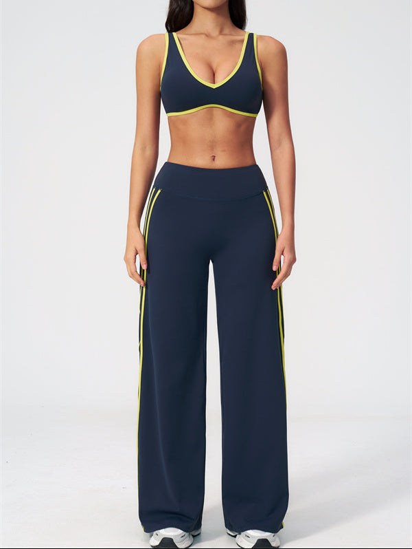 The Evoke Sports Bra Straight Leg Pants 2-Piece Set