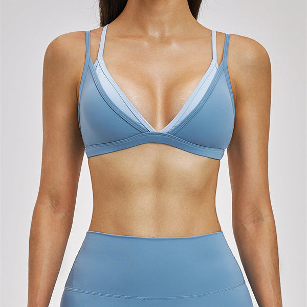 The Seraphine Layered V Sports Bra