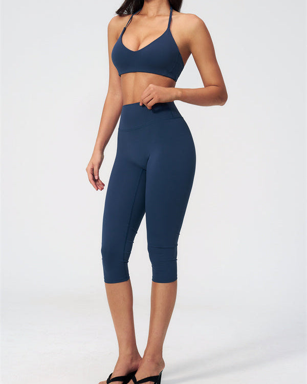 The Twirl Sports Bra Capri Leggings 2-Piece Set