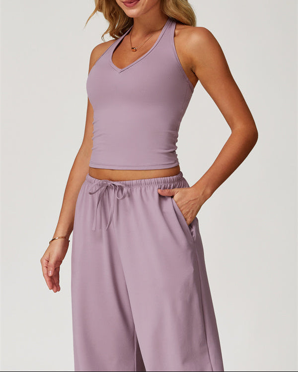 The Sprint Halter Tank Top
