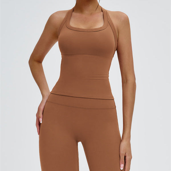 The Slate Y-Back Top