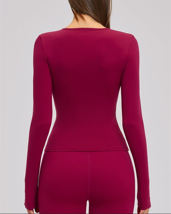 Eloria Round-Neck Crop TopCrop Tops & TeesVOLTRA FIT