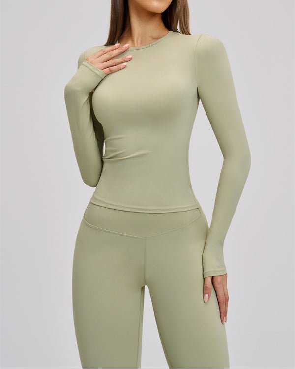 Eloria Round-Neck Crop TopCrop Tops & TeesVOLTRA FIT