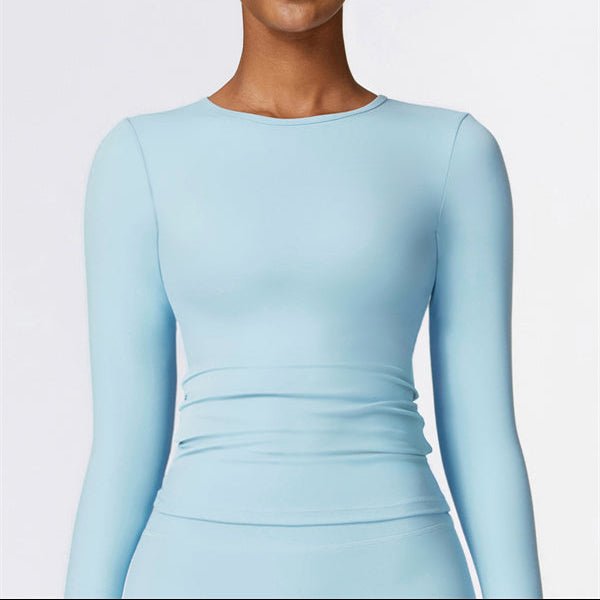 Eloria Round-Neck Crop TopCrop Tops & TeesVOLTRA FIT