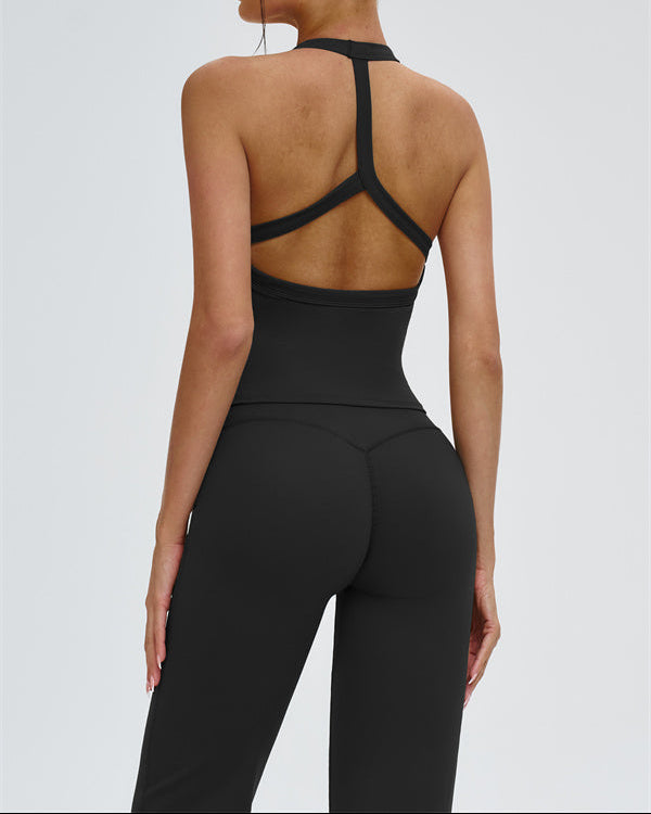 The Slate Y-Back Top