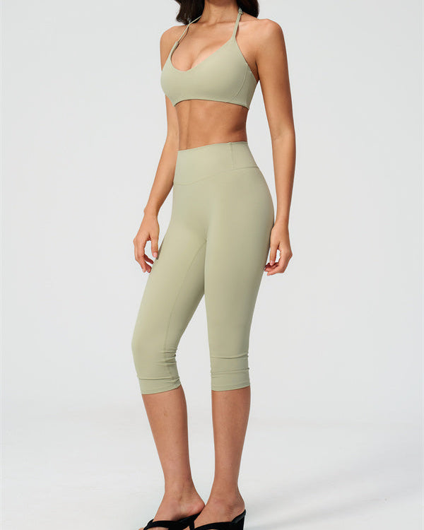 The Twirl Sports Bra Capri Leggings 2-Piece Set