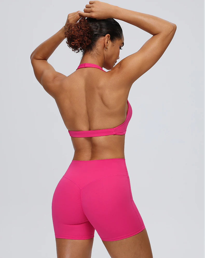 V-Neck Shorts Set