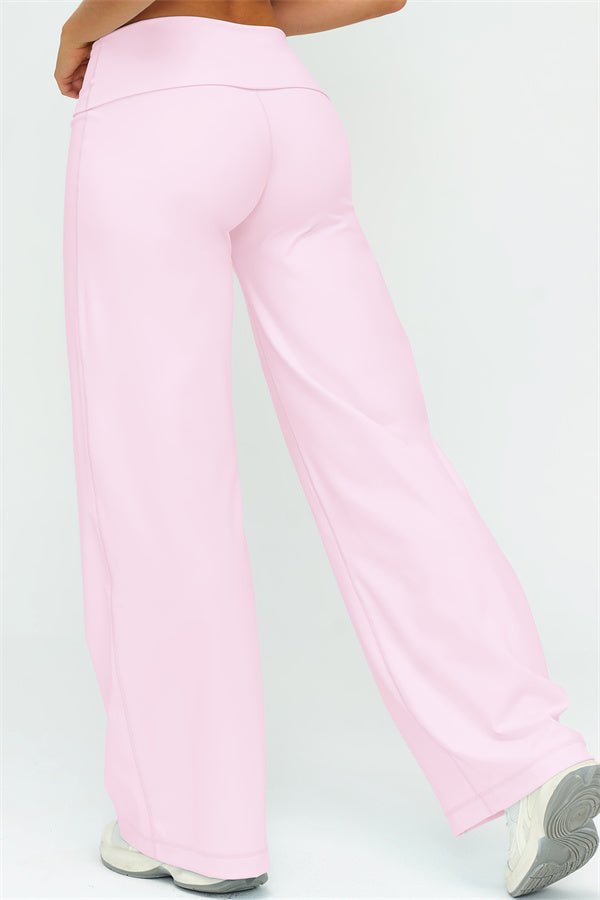 Fold Over Straight Leg PantsVOLTRA FIT