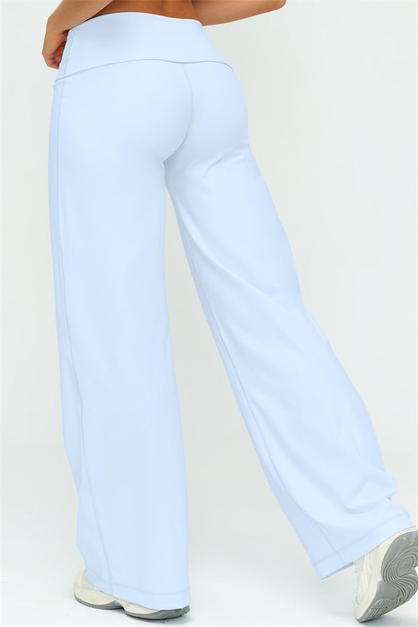 Fold Over Straight Leg PantsVOLTRA FIT