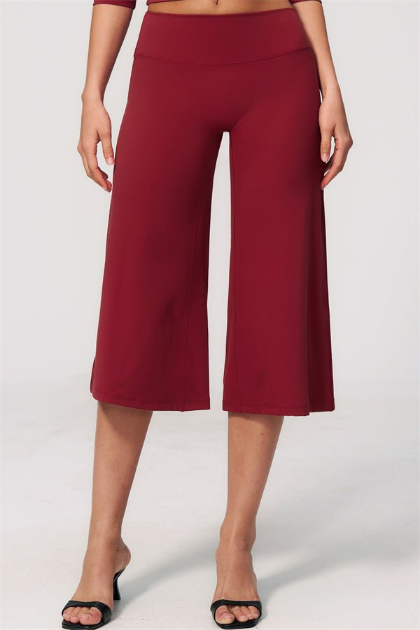 Half Sleeve Wide Leg Crop SetVOLTRA FIT