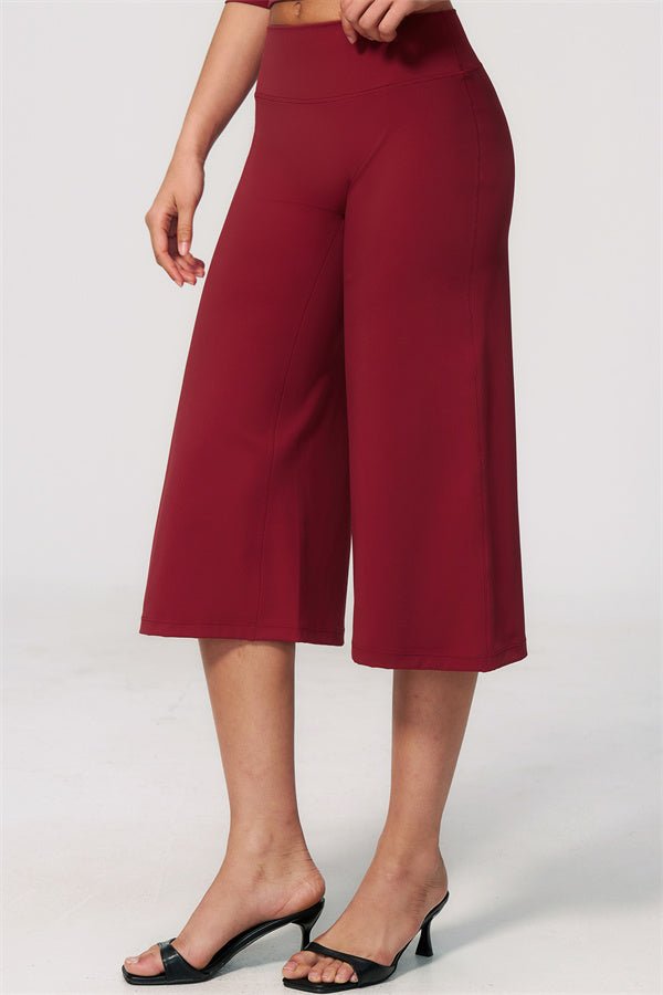 Half Sleeve Wide Leg Crop SetVOLTRA FIT