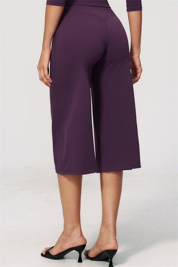 Half Sleeve Wide Leg Crop SetVOLTRA FIT