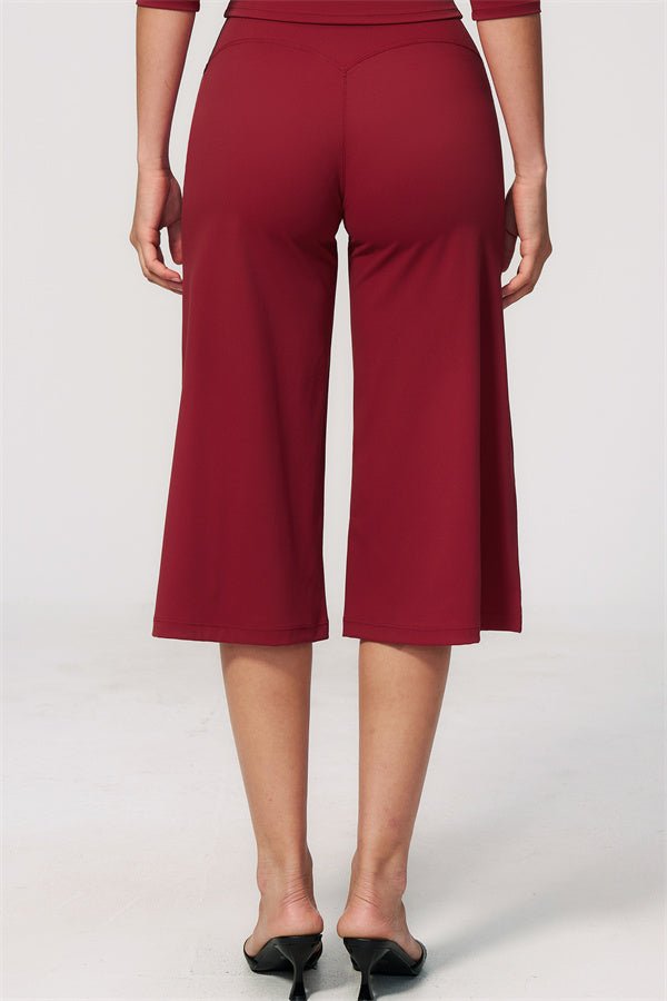 Half Sleeve Wide Leg Crop SetVOLTRA FIT